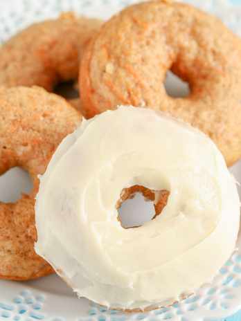 Baked Carrot Cake Donuts
