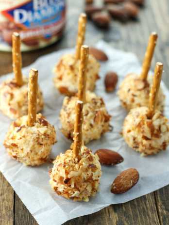 Mini Smokehouse Almond Cheeseballs
