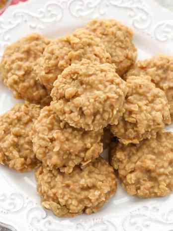 These Peanut Butter No-Bake Cookies are full of peanut butter flavor, only require a few simple ingredients, and are incredibly easy to make!