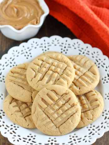 This Small Batch Peanut Butter Cookie recipe is incredibly easy to make! This recipe only makes 6-7 cookies and they're done in just 30 minutes!